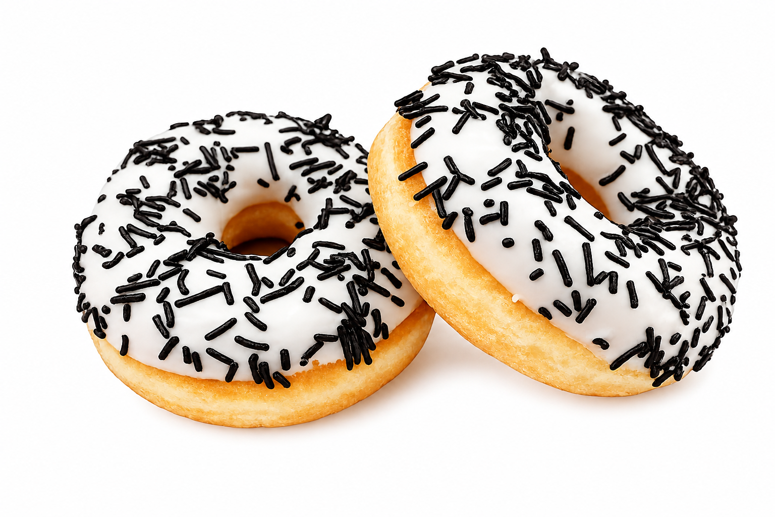 Artikelbild_Donut mit dunklen Streuseln