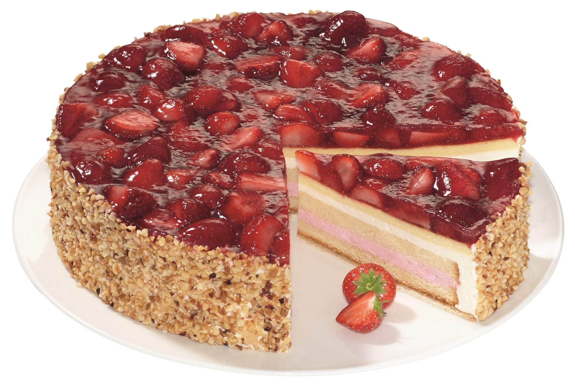 Artikelbild_Erdbeer Buttermilch Torte