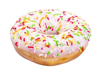 Artikelbild_Frutti Donuts mit bunten Streusel