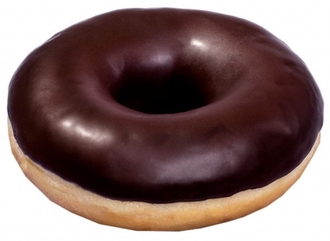 Artikelbild_Donut mit dunkler Fettglasur