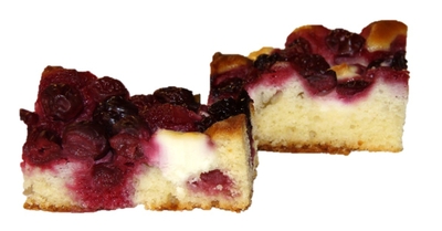 Cherry quark cake